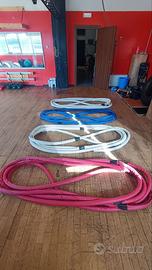 4 Corde ring boxe professionali 5×5 m – monocolore