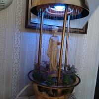 lampada statua vintage