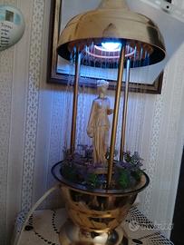 lampada statua vintage