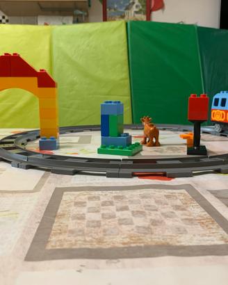 Treno elettrico lego duplo