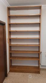 libreria legno tamburato cm. 288 x 141 x 30