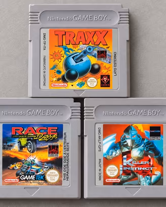 Lotto 4 giochi Game Boy: Mario Land, Trax e altri