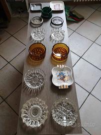 15 portacenere cristallo metallo plastica