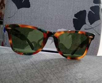 RayBan Wayfarer vintage B&L U.S.A. astine nere
