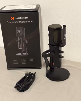 NearStream Microfono USB a Condensatore RGB NUOVO