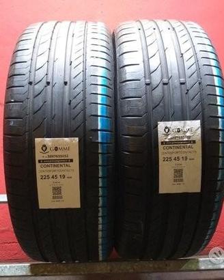 2 gomme 225 45 19 continental a5638