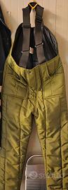 Giacca e pantalone copri schiena da cella frigo
