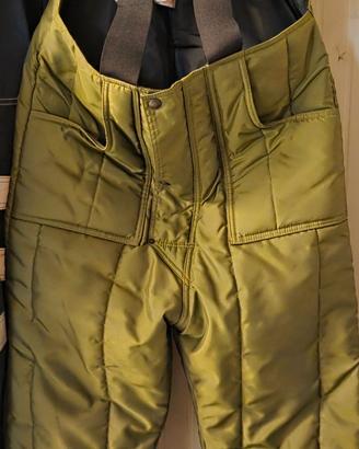 Giacca e pantalone copri schiena da cella frigo