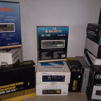 Lotto o singoli autoradio vintage + equalizzatori
