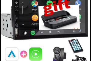 Autoradio per auto 1 Din Carplay con omaggio