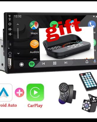 Autoradio per auto 1 Din Carplay con omaggio