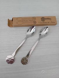 Set 2 cucchiaini colazione Mulino Bianco  Nuovo 