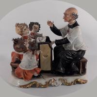 CERAMICA Capodimonte CORO DI CHIRICHETTI