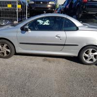 Peugeot 206 cabrio 2002 - ricambi usati