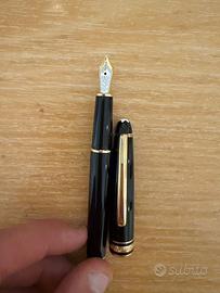 Penna Montblanc stilografica meisterstück 14 carat