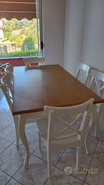 Tavolo Maison du monde e sedie Ikea