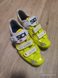 Scarpe ciclismo strada Sidi taglia 43 – Giallo Flu