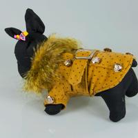 giubbotto cane color senape