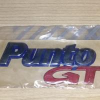 Targhetta scritta badge sigla Fiat Punto Gt 