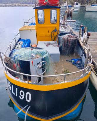Barca da pesca con licenza