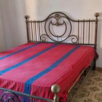 letto matrimoniale in ottone