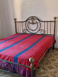 letto matrimoniale in ottone