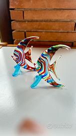 Pesci vetro stile Murano