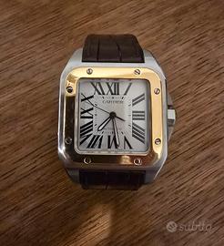 Cartier Santos 100 XL acciaio/oro