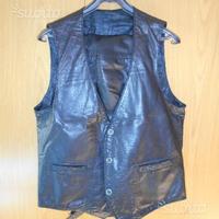 Pantaloni e gilet vera pelle
