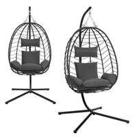 dondolo sedia a uovo giardino