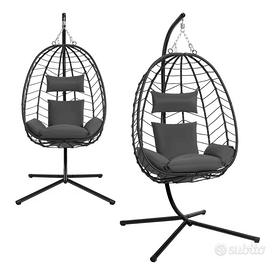 dondolo sedia a uovo giardino