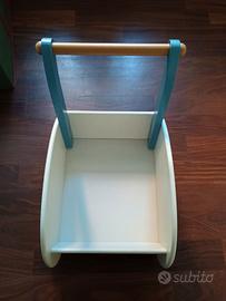 Carrellino primi passi legno Moulin Roty