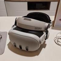visore meta quest 3 con accessori 