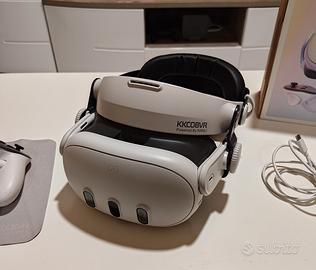 visore meta quest 3 con accessori 