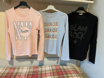 Magliette a manica lunga per ragazza 11/12 anni