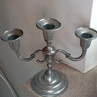 candelabro vintage in peltro 95%