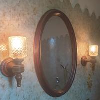 specchio e due applique vintage 