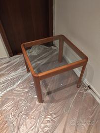 legno ciliegio e vetro