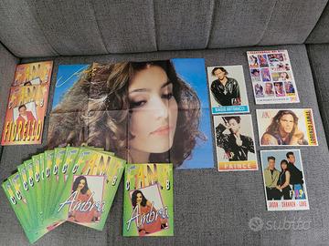 Rivista Fans Club Ambra Angiolini con poster 