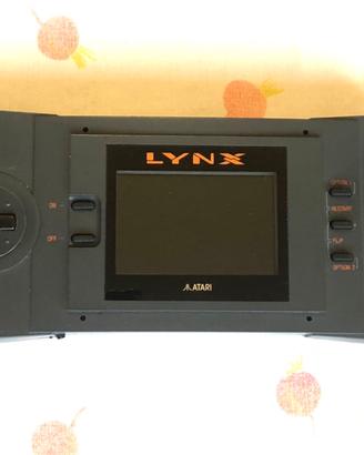 LYNX console anni 80 con 15 giochi & custodia