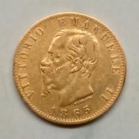 Marengo Italiano - 20 Lire Vittorio Em. II 1865