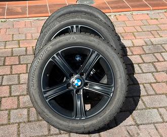 CERCHI IN LEGA ORIGINALI BMW 17 +pneumatico 225/50