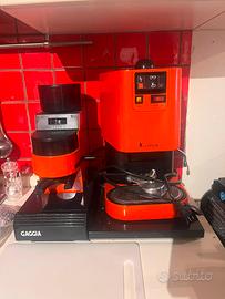 Set Vintage Baby Gaggia + macinacaffè + base