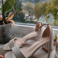 Sandali Bianchi Con Tacco