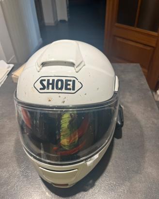 Casco shoei modulare + interfono cardo pack bold