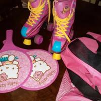 completo pattini M 37... come nuovo Disney 