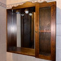 Armadietto pensile da bagno con specchio