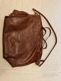 Borsa tracolla pelle chiusa con zip