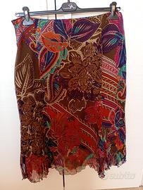 Gonna in seta Blutime 