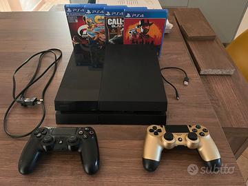 Ps4 slim 2 joypad + giochi
